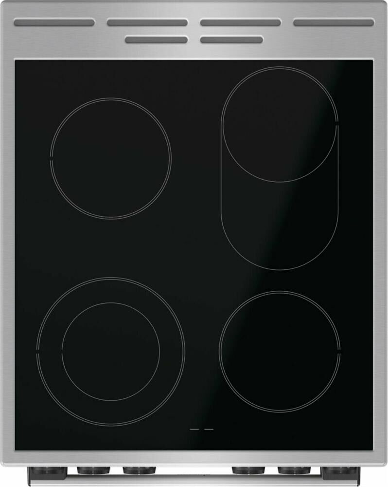 GORENJE Плита Электрическая GECS5C70XA нержавеющая сталь/черный стеклокерамика (без крышки) — изображение 5