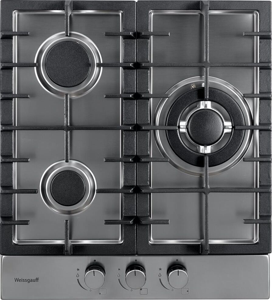 WEISSGAUFF Газовая варочная поверхность HGG 451 XFh нержавеющая сталь — изображение 3