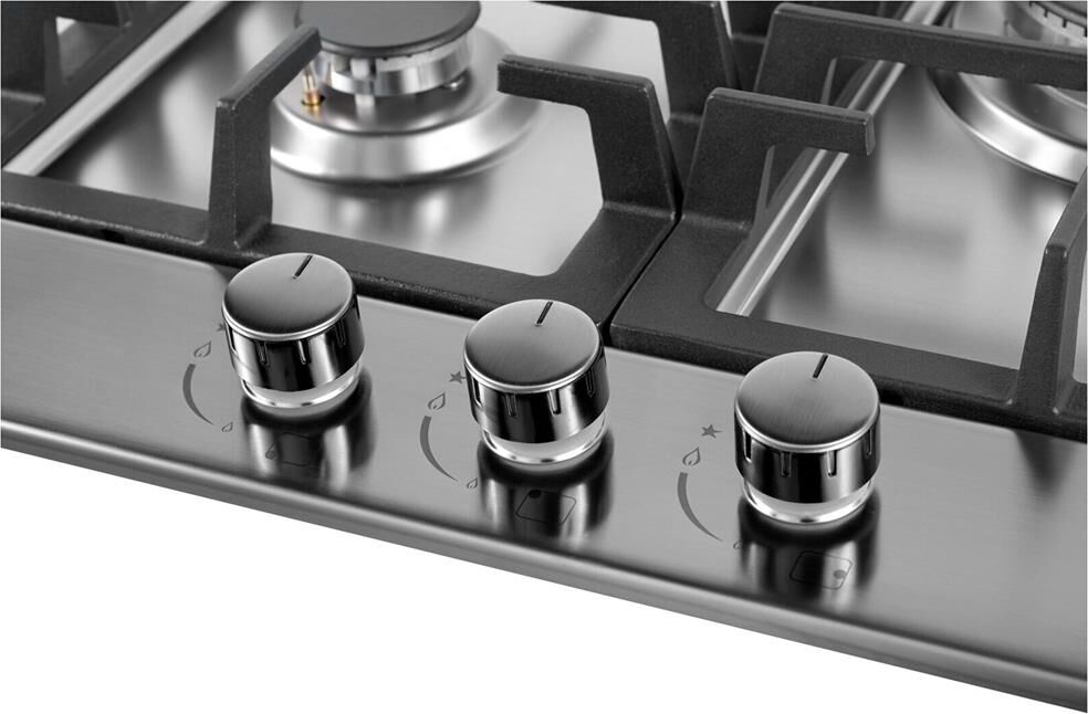 WEISSGAUFF Газовая варочная поверхность HGG 451 XFh нержавеющая сталь — изображение 4