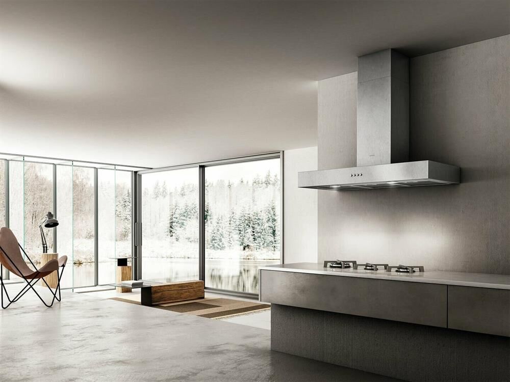 ELICA Вытяжка каминная Spot Urban Zinc/A/90 серебристый управление: кнопочное (1 мотор) — изображение 4