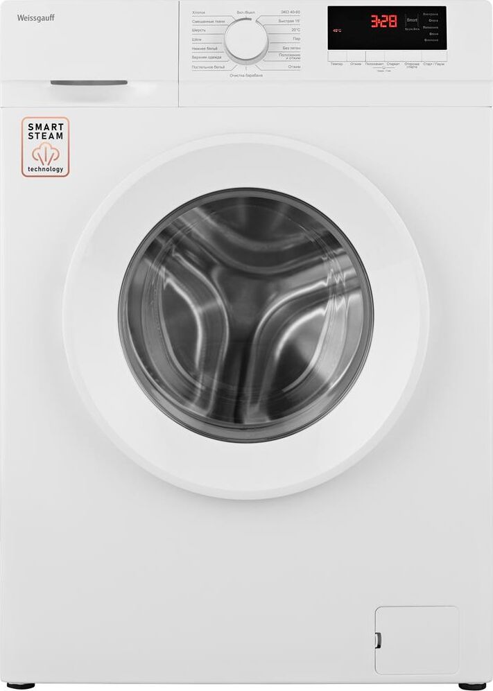 WEISSGAUFF Стиральная машина WM 46106 Steam класс: A+ загр.фронтальная макс.:6кг белый — изображение 2