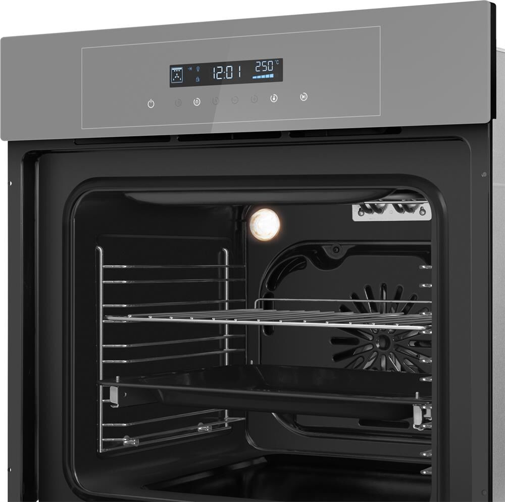 MAUNFELD Духовой шкаф электрический AEOD6063G2, 60л, дверца с 3 стеклами, серый — изображение 6