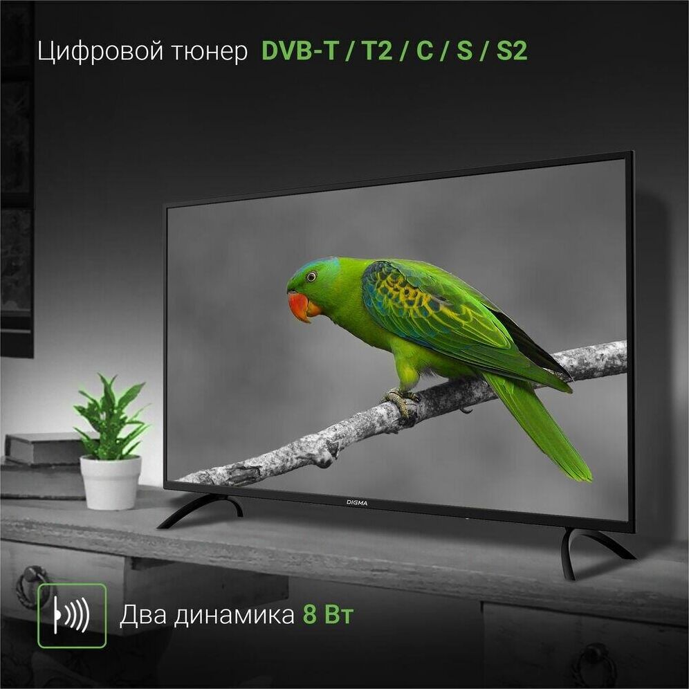 DIGMA DM-LED43MBB21 FHD — изображение 3