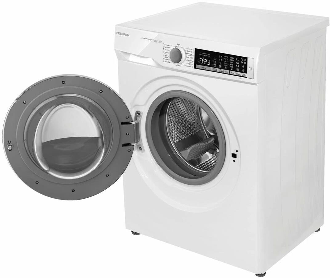 MAUNFELD Стиральная машина с инвертором и паром MFWM127WH200 ST INVERTER SLIM — изображение 3