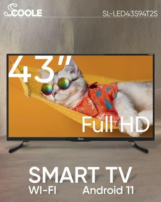 SCOOLE SL-LED43S94T2S FHD SMART TV — изображение 2
