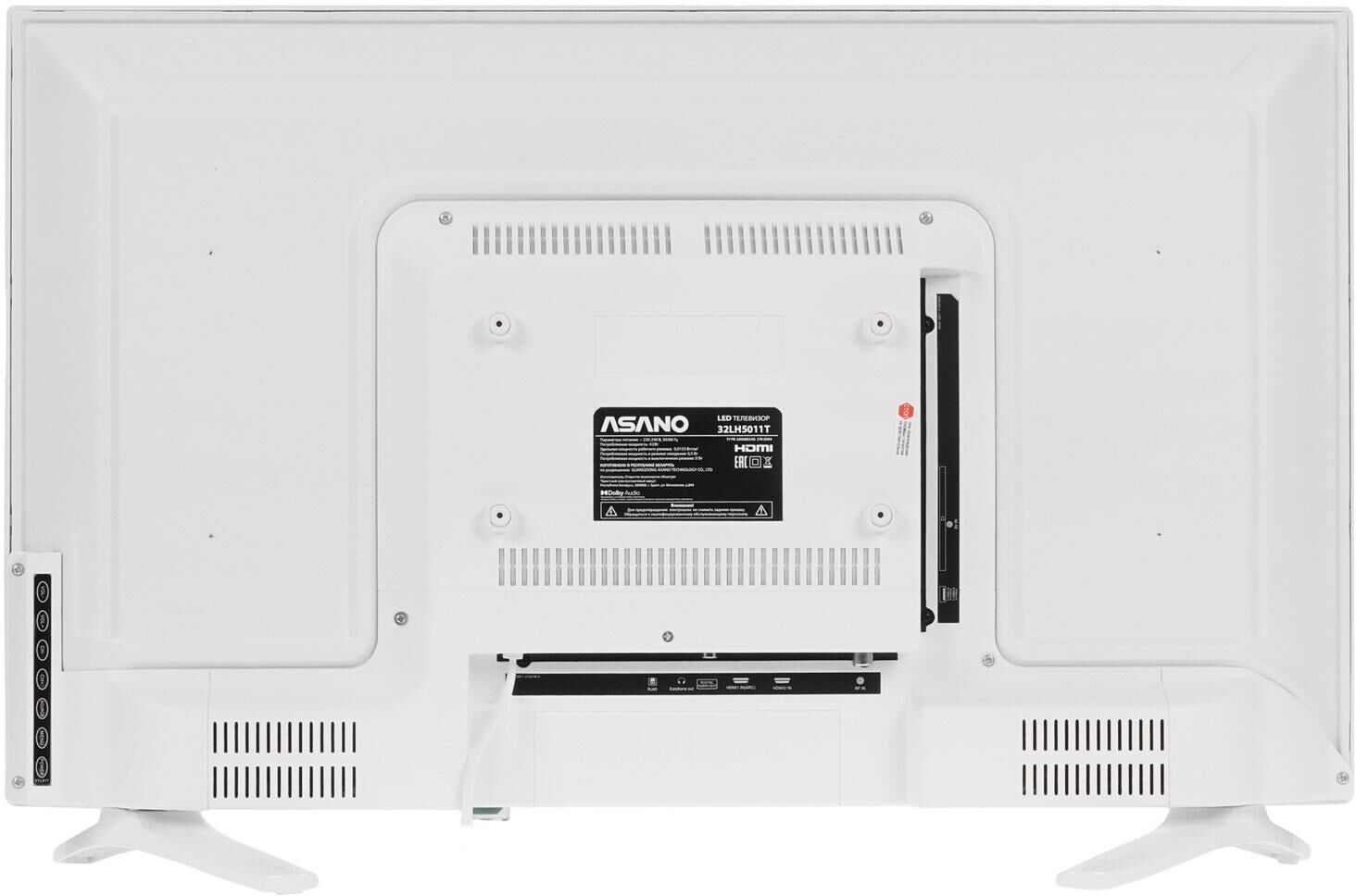 ASANO 32LF5011T FHD WHITE SALUT SMART — изображение 4