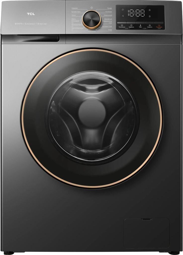 TCL Стиральная машина TWRP-1108W12G2, с фронтальной загрузкой, 8кг, 1200об/мин, с паром, инверторная — изображение 2