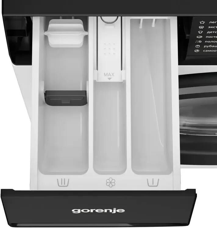 GORENJE Стиральная машина W2G2P84A32/C, с фронтальной загрузкой, 8кг, 1400об/мин, с паром, инверторн — изображение 4