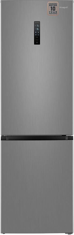 WEISSGAUFF Холодильник двухкамерный WRK 2000 Total NoFrost Inverter Inox инверторный, нержавеющая ст — изображение 3