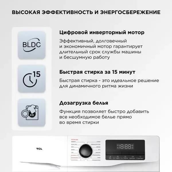 TCL Стиральная машина W-SF606W — изображение 4