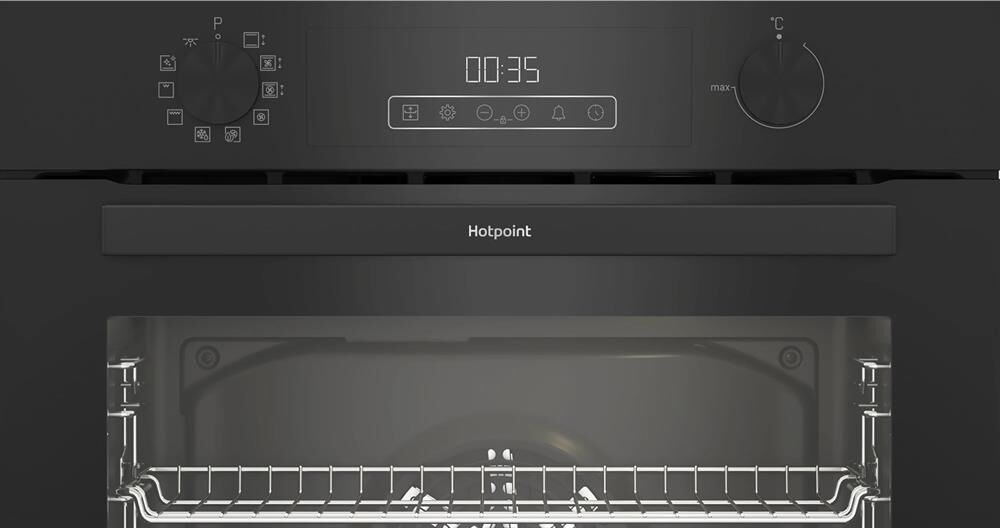 HOTPOINT FE8 824 H BL черный/нержавеющая сталь — изображение 5