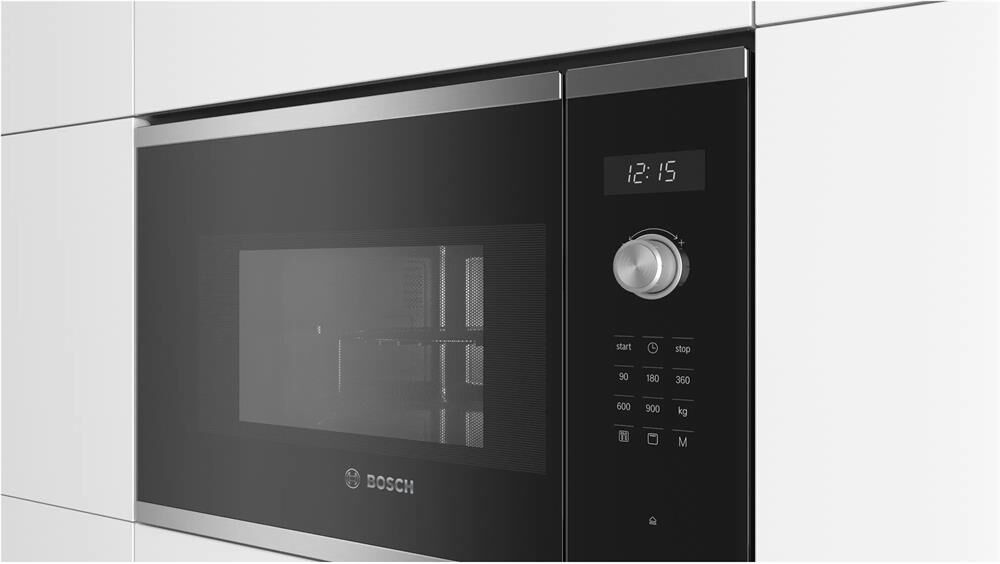 BOSCH Встраиваемая микроволновая печь Serie 6 BEL554MS0, 25л, 900Вт, черный — изображение 2