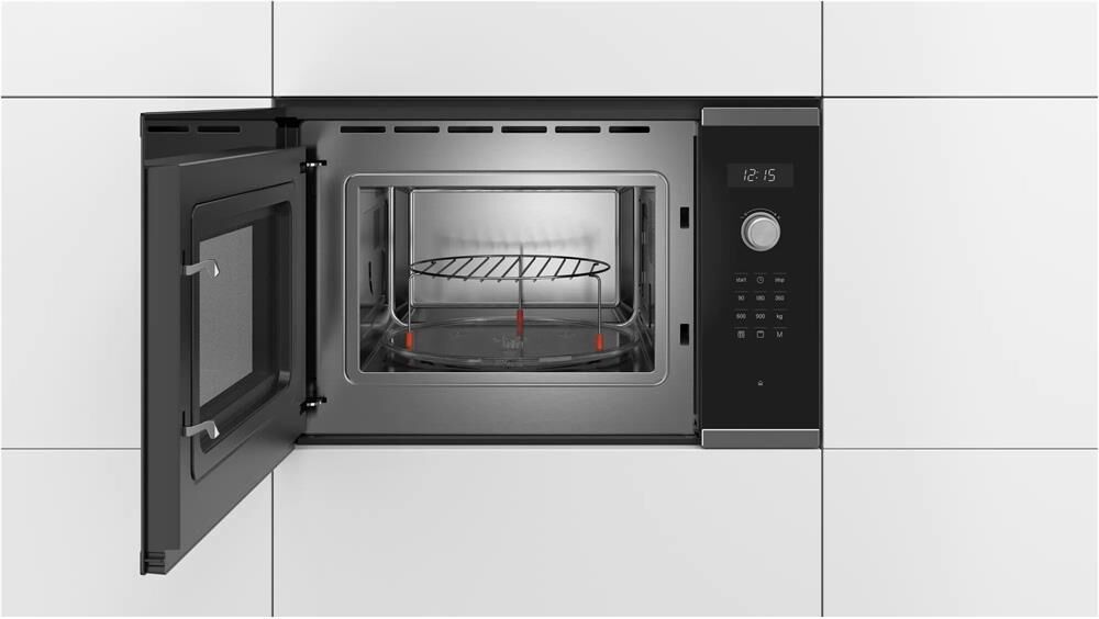 BOSCH Встраиваемая микроволновая печь Serie 6 BEL554MS0, 25л, 900Вт, черный — изображение 3