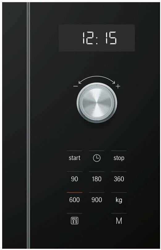 BOSCH Встраиваемая микроволновая печь Serie 6 BEL554MS0, 25л, 900Вт, черный — изображение 4