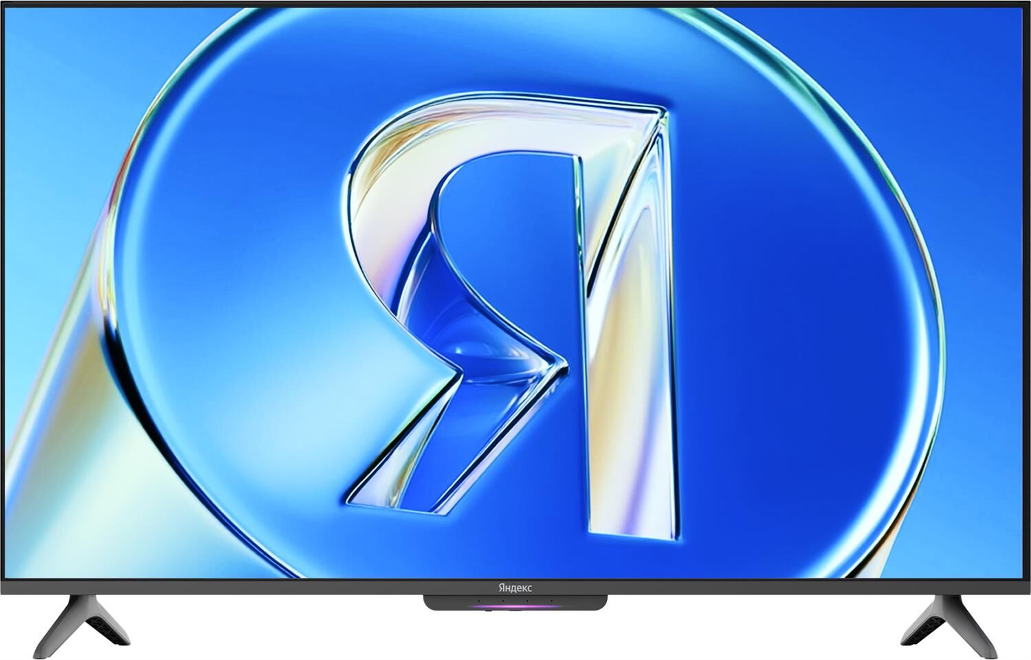 YANDEX Телевизор Яндекс ТВ Станция Бейсик QLED с Алисой 43" YNDX-00078B