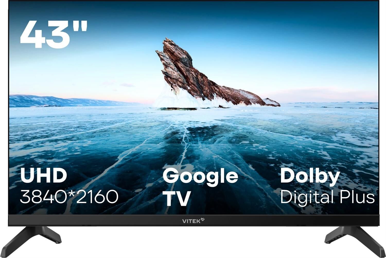 VITEK VT-43UBS410 43" Smart Google TV Frameless
