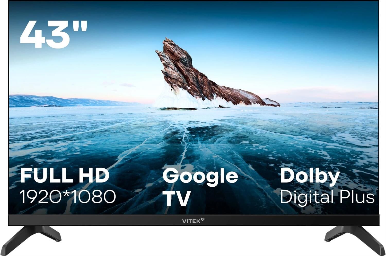 VITEK VT-43FBS310 43" Smart Google TV Frameless
