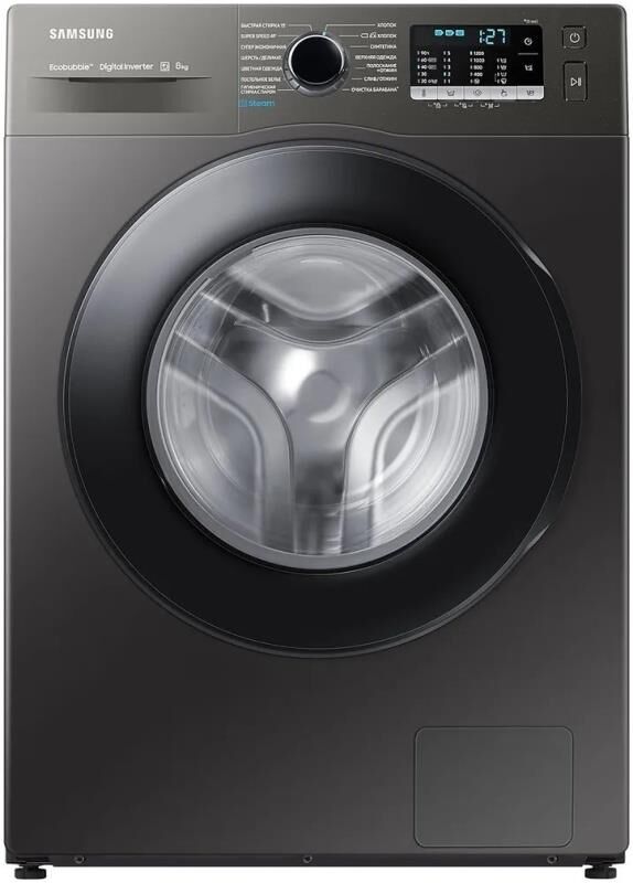 Samsung WW80AGAS21AXLP, с фронтальной загрузкой, 8кг
